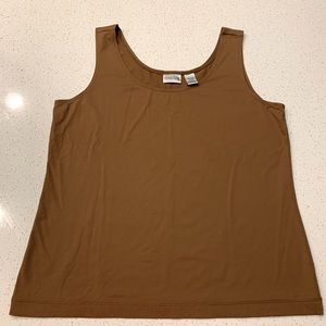 Brown Chico’s Size 2 Tank Top (Chico’s size 2=L)